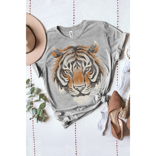 Mineral Grey Tiger Big Face Mineral Graphic Tee