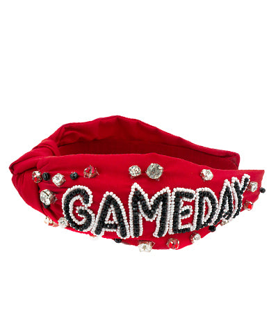 Red/Black Gameday Headband