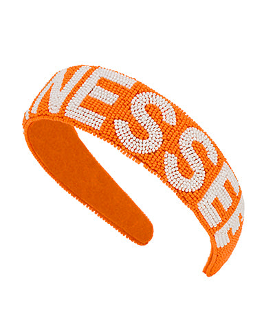 Orange/White Tennessee Headband