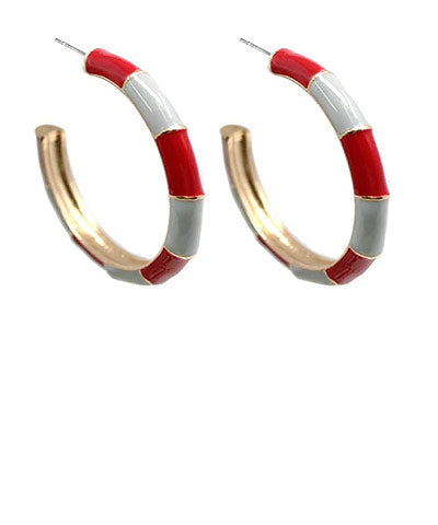Red/Grey Epoxy Color Hoops