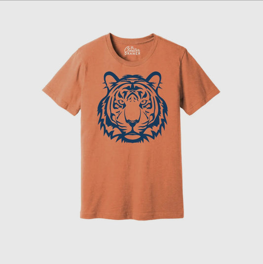 Orange/Navy Tiger